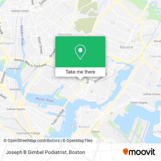 Mapa de Joseph B Gimbel Podiatrist