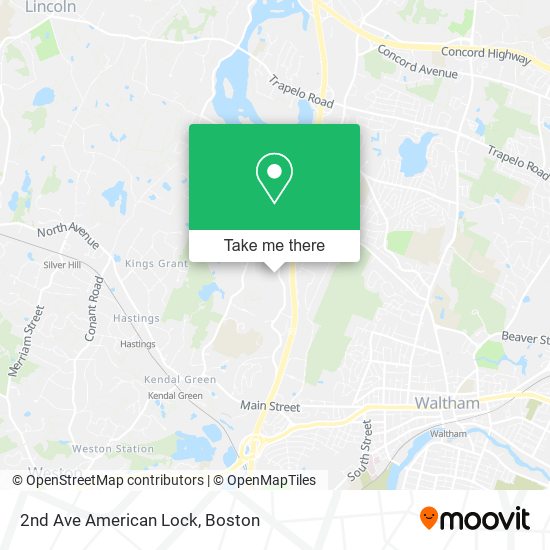 2nd Ave American Lock map