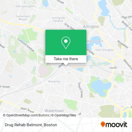 Mapa de Drug Rehab Belmont