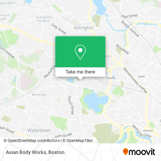 Asian Body Works map