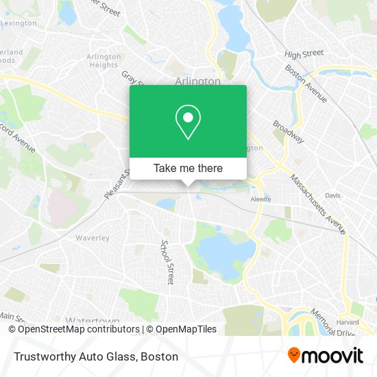 Mapa de Trustworthy Auto Glass