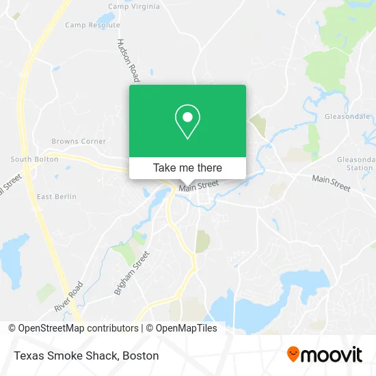 Texas Smoke Shack map