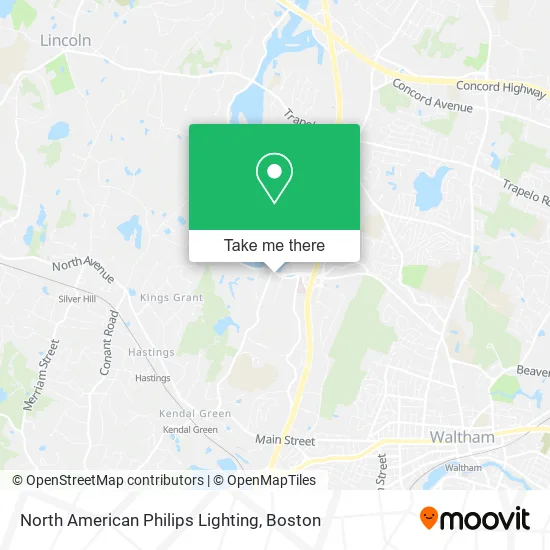 North American Philips Lighting map