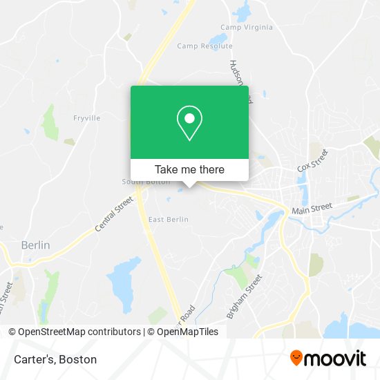 Mapa de Carter's