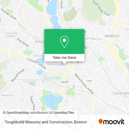 Mapa de Toughbuild Masonry and Construction