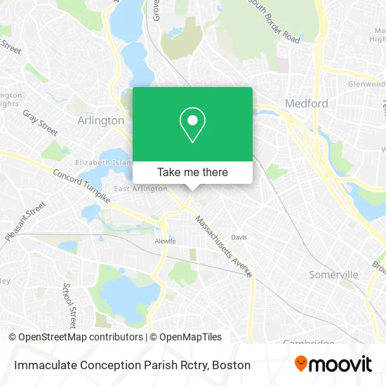 Immaculate Conception Parish Rctry map