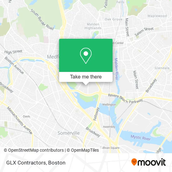 GLX Contractors map