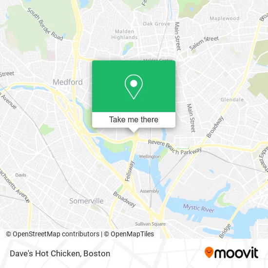 Dave's Hot Chicken map