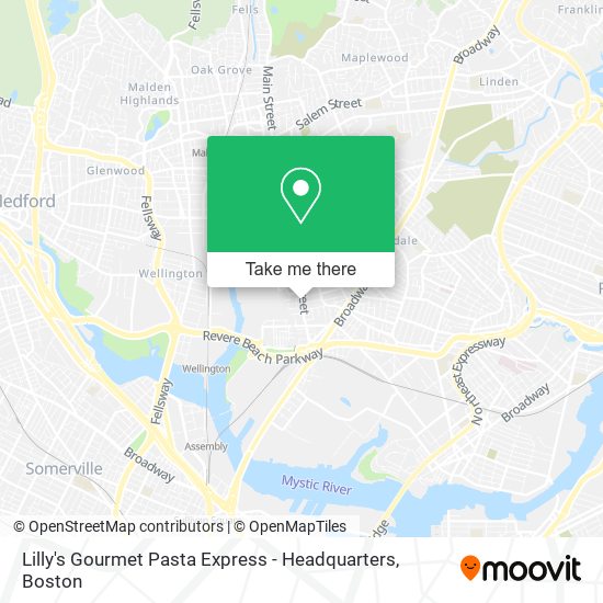 Mapa de Lilly's Gourmet Pasta Express - Headquarters