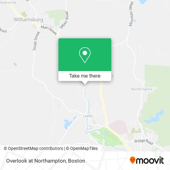 Overlook at Northampton map
