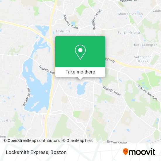 Mapa de Locksmith Express