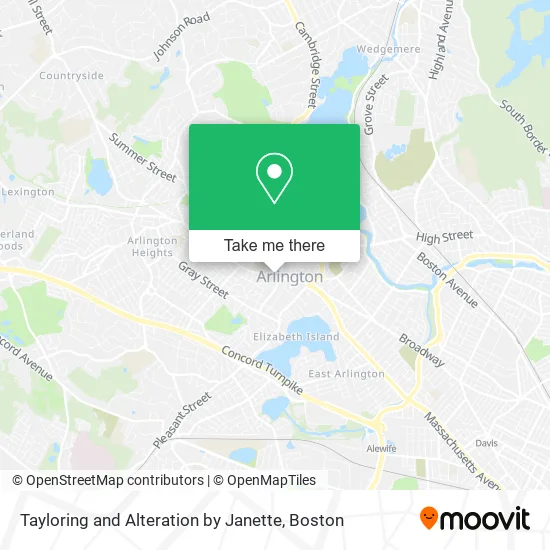Mapa de Tayloring and Alteration by Janette