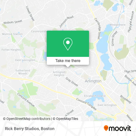 Rick Berry Studios map