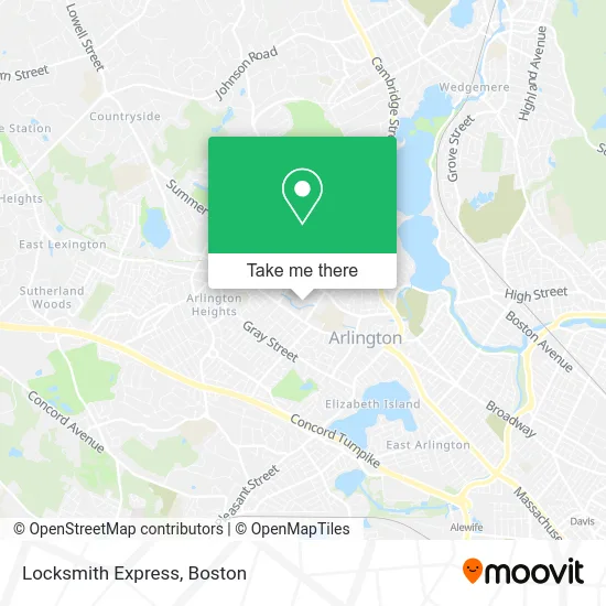 Locksmith Express map