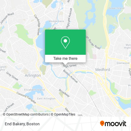 Mapa de End Bakery