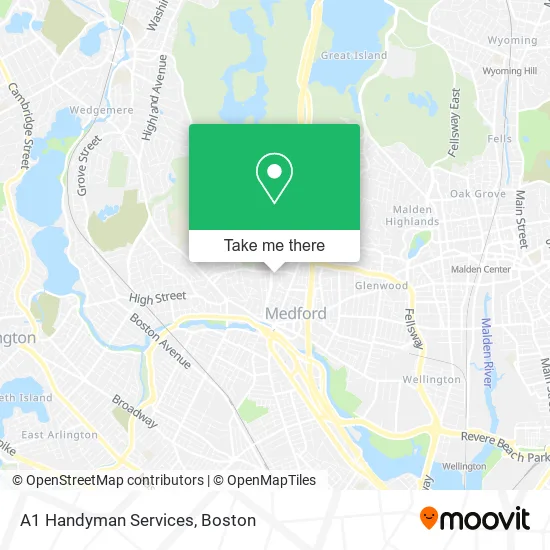Mapa de A1 Handyman Services