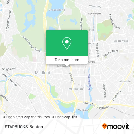 Mapa de STARBUCKS