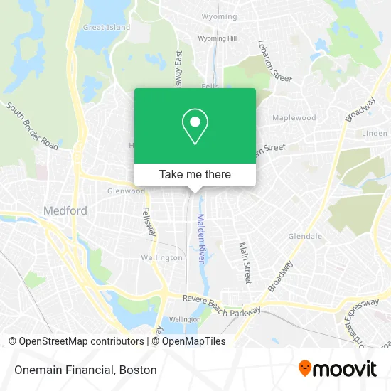 Onemain Financial map