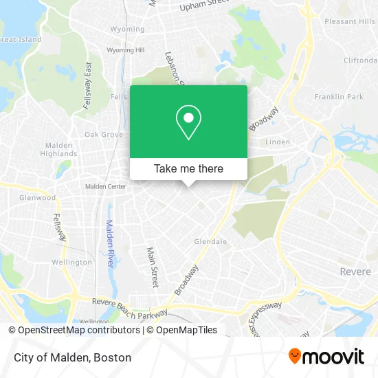 City of Malden map