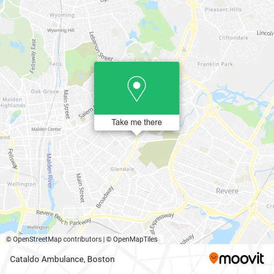 Mapa de Cataldo Ambulance