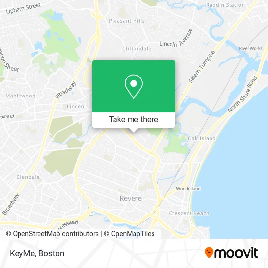 KeyMe map