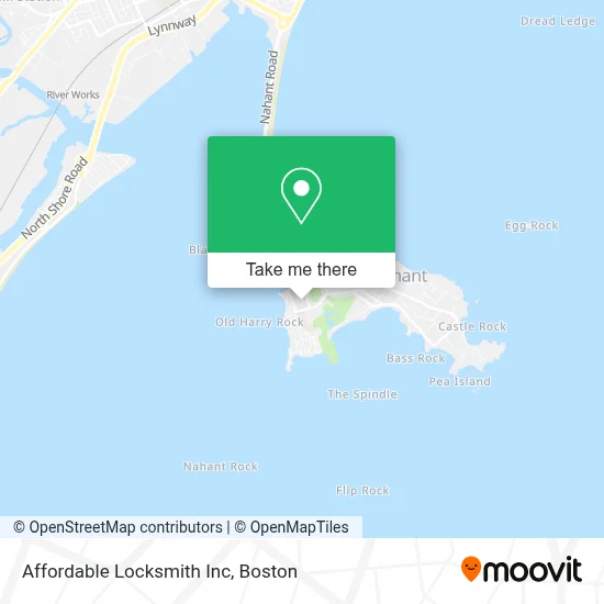 Affordable Locksmith Inc map