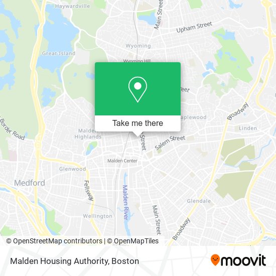 Malden Housing Authority map