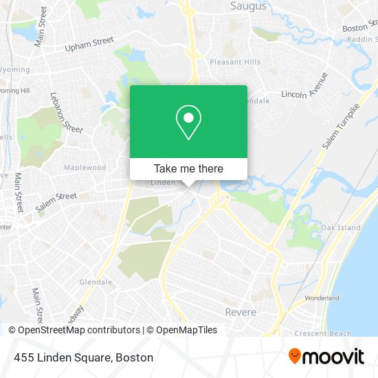 Mapa de 455 Linden Square