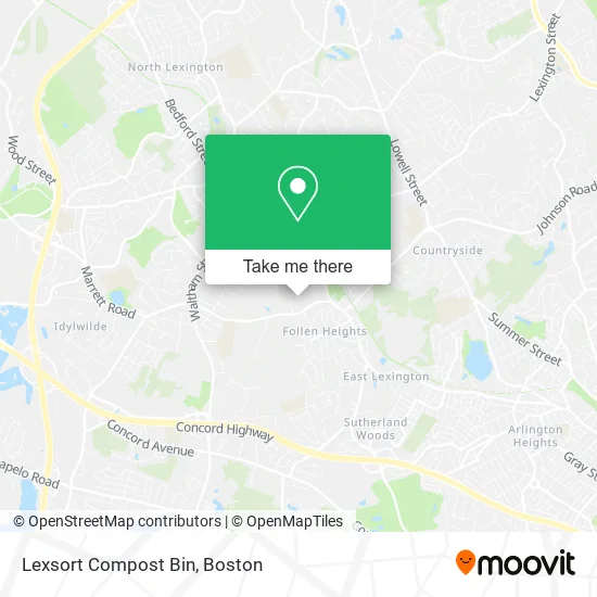 Lexsort Compost Bin map