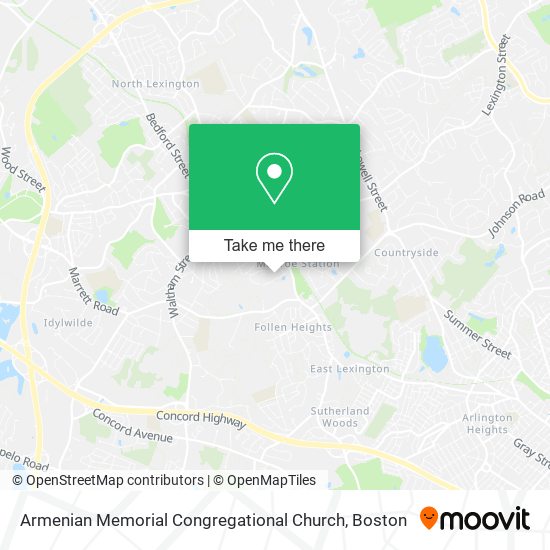 Mapa de Armenian Memorial Congregational Church
