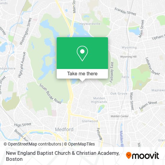 Mapa de New England Baptist Church & Christian Academy