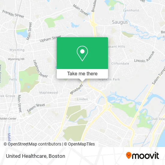 United Healthcare map