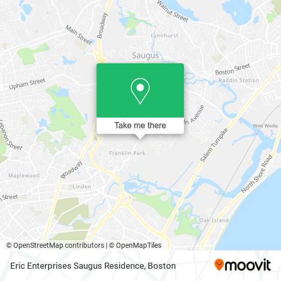 Eric Enterprises Saugus Residence map