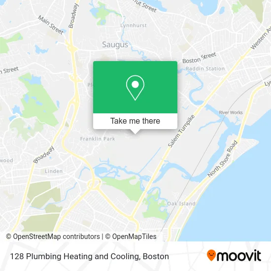 128 Plumbing Heating and Cooling map