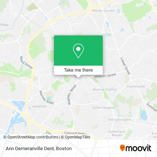 Ann Demeranville Dent map