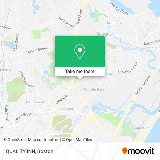 Mapa de QUALITY INN