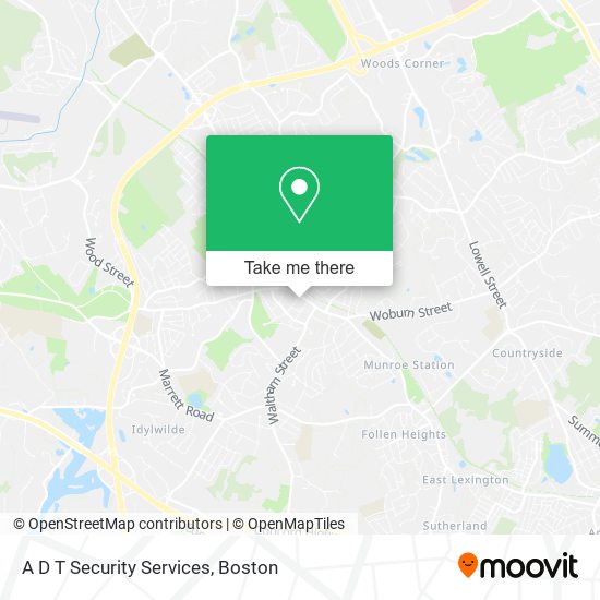 A D T Security Services map
