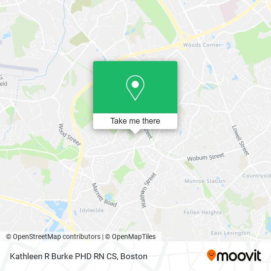 Kathleen R Burke PHD RN CS map