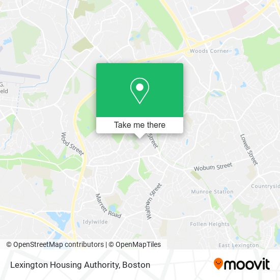 Mapa de Lexington Housing Authority