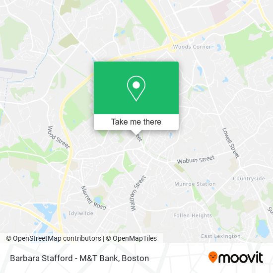 Barbara Stafford - M&T Bank map