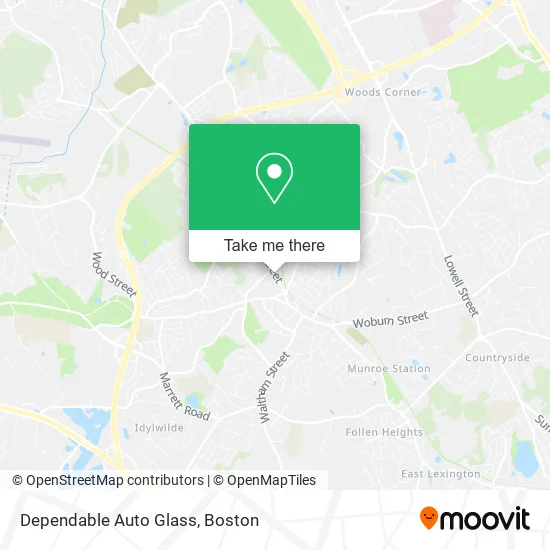 Dependable Auto Glass map