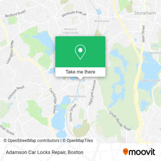 Adamson Car Locks Repair map
