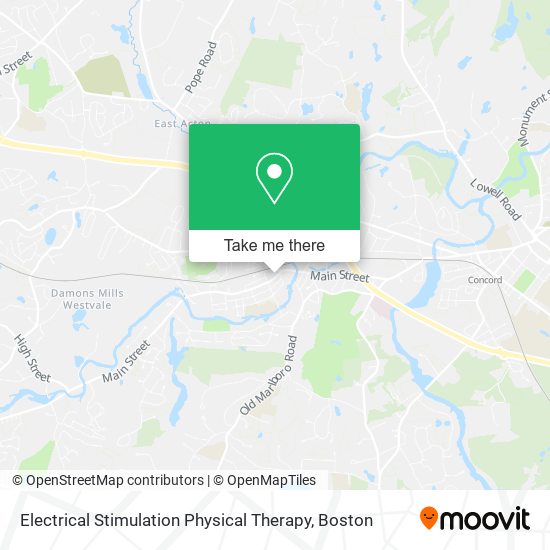 Electrical Stimulation Physical Therapy map