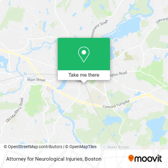 Mapa de Attorney for Neurological Injuries