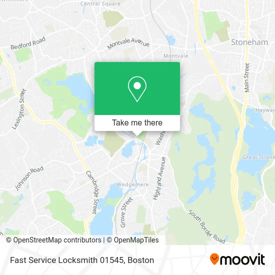 Fast Service Locksmith 01545 map