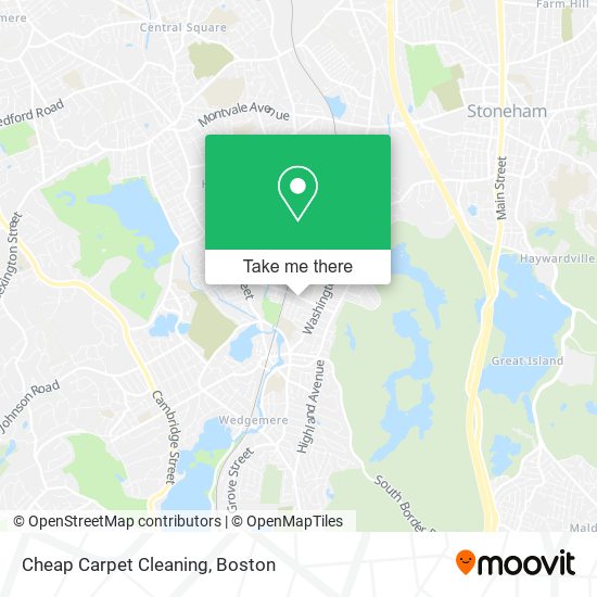 Cheap Carpet Cleaning map