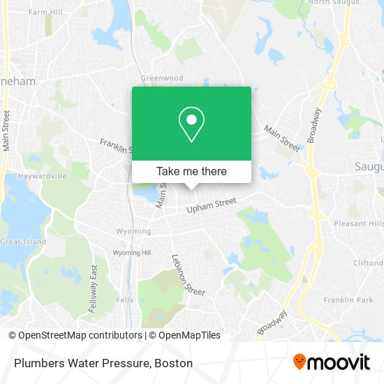 Mapa de Plumbers Water Pressure