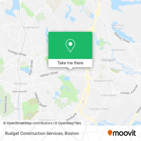Budget Construction Services map