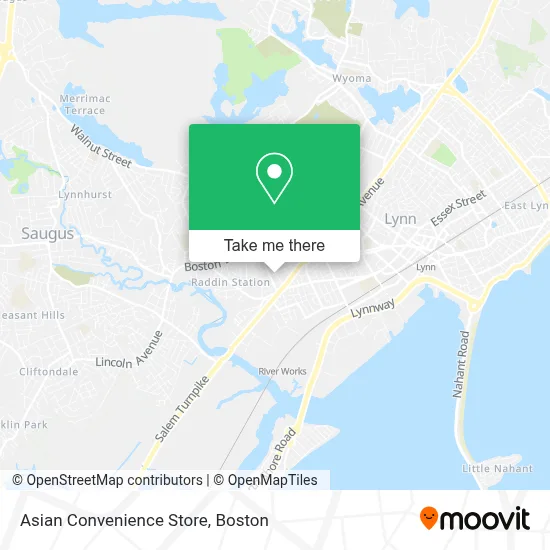 Asian Convenience Store map