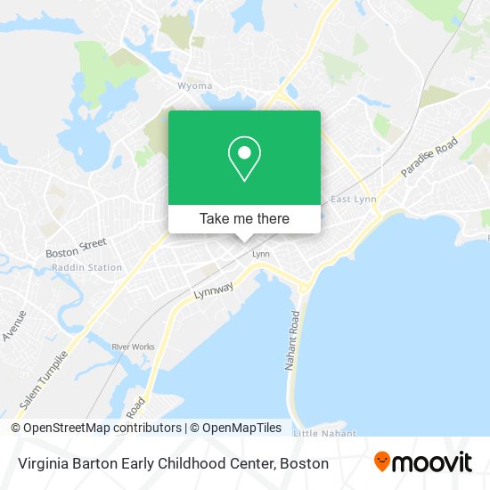 Mapa de Virginia Barton Early Childhood Center